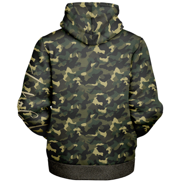 Chokefish™ Microfleece Zip-Up Hoodie Camouflage-009B